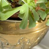 Cache-pot déco florale art nouveau