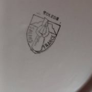 Vintage tart dish 31 cm earthenware from Salins model Toledo 1960s
