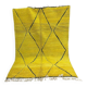 Handmade Moroccan rug from Oued Zem, size 150 x 350 cm, yellow