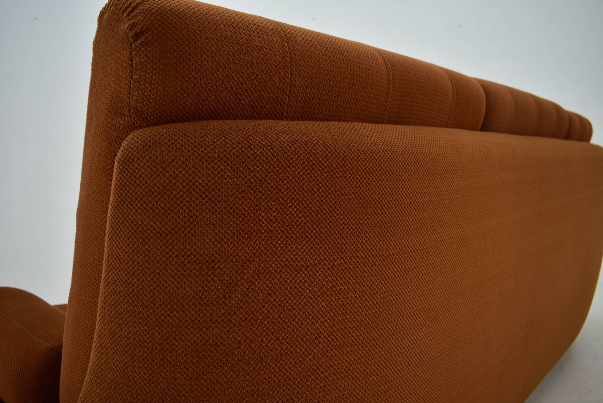 20th Century , Brown Atlantis Three seats Sofa, 1960s