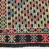 Tapis Kilim 7x8 tissé à la main, 207x262Cm