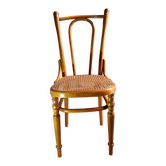 Ancienne Chaise de Bistrot en Bois Courbé " Fischel "