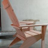 Wooden armchair "Adirondack"