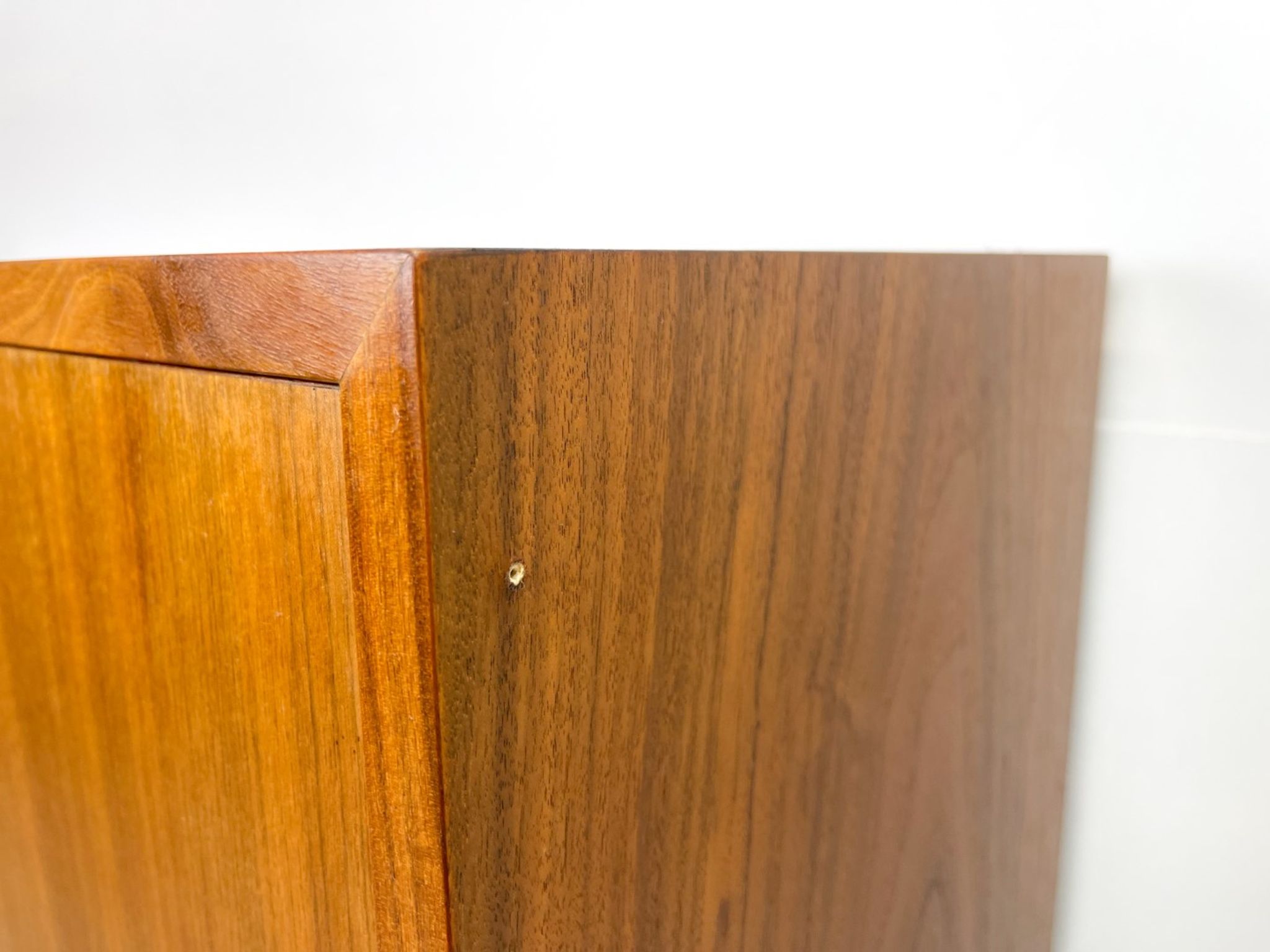 High vintage cabinet with hairpin legs