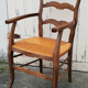 Provencal chair, mulched, vintage, early 20th century