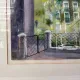Mixed media on panel "Landscape of Brazil", Timoteo Pérez Rubio, 20th century - Brazil