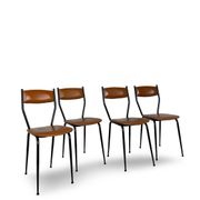 Chaises italiennes du milieu du siècle, années 1960.