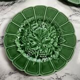 Sarreguemines grape barbotine dessert plates