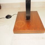 Scandinavian floor lamp in teak and metal from the 1960s-1970s