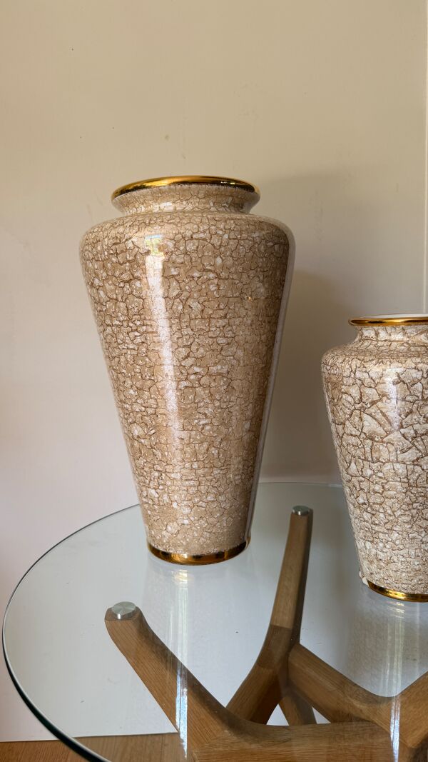 Deux vases Lancel