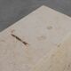 Mid-Century Italian Travertine Console, 1980s
