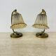 Lot de 2 lampes de table art déco, années 50