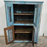 Ancien vaisselier en teck birman