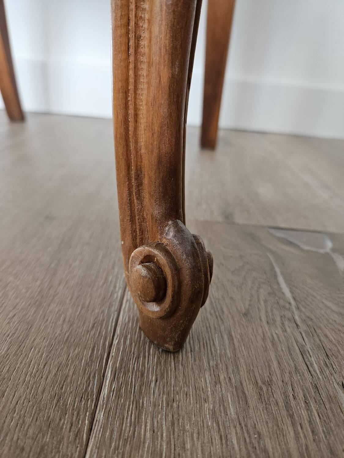 Art Deco oak and cane chair