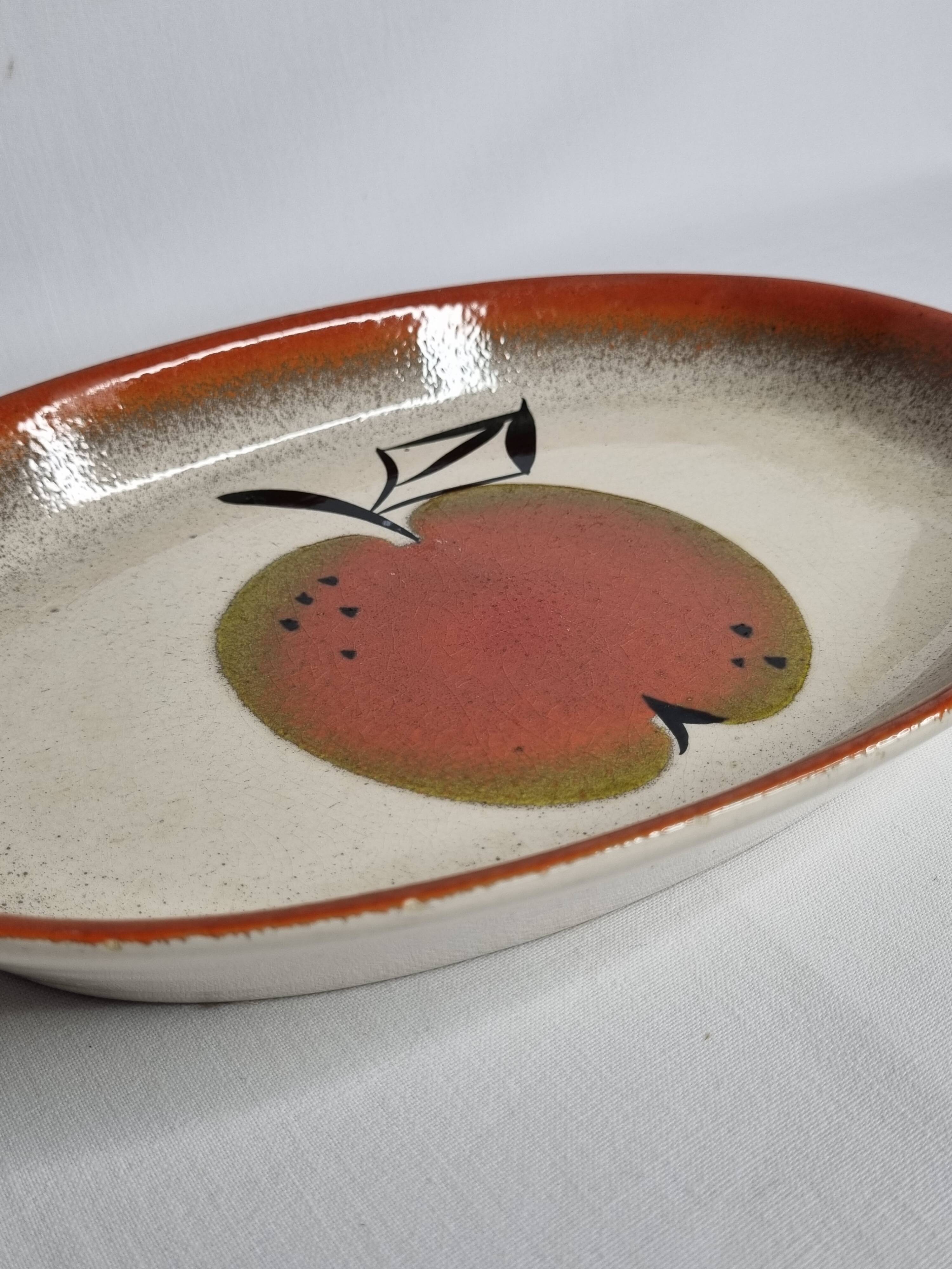 Vintage oval dish "Eva" Zell Harmersbach, Germany, 30 cm