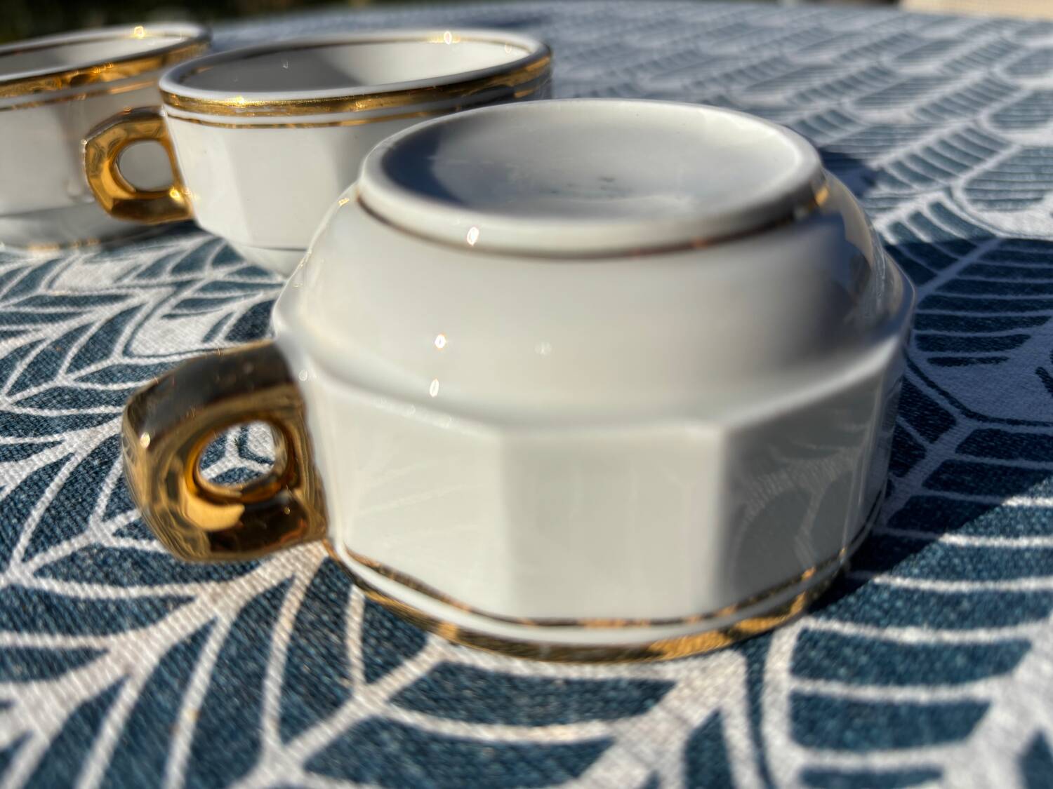 4 tasses bistrot Pillivuyt France