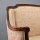 Antique neoclassical canapé in carved walnut from the 19th century.