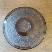 Suite de 12 assiettes et un plat art déco