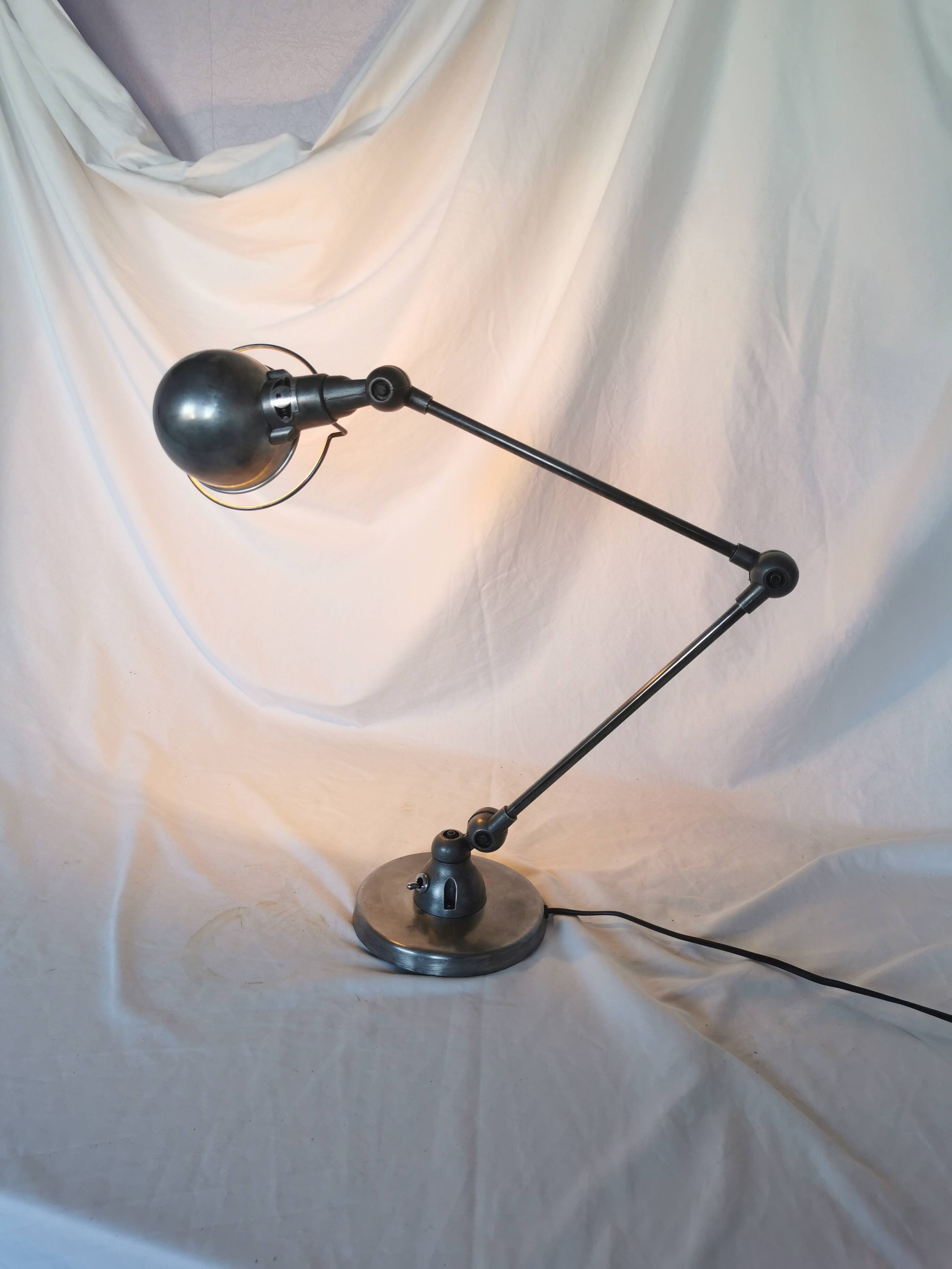 Jieldé SI333 lamp, raw steel, Lyon, France