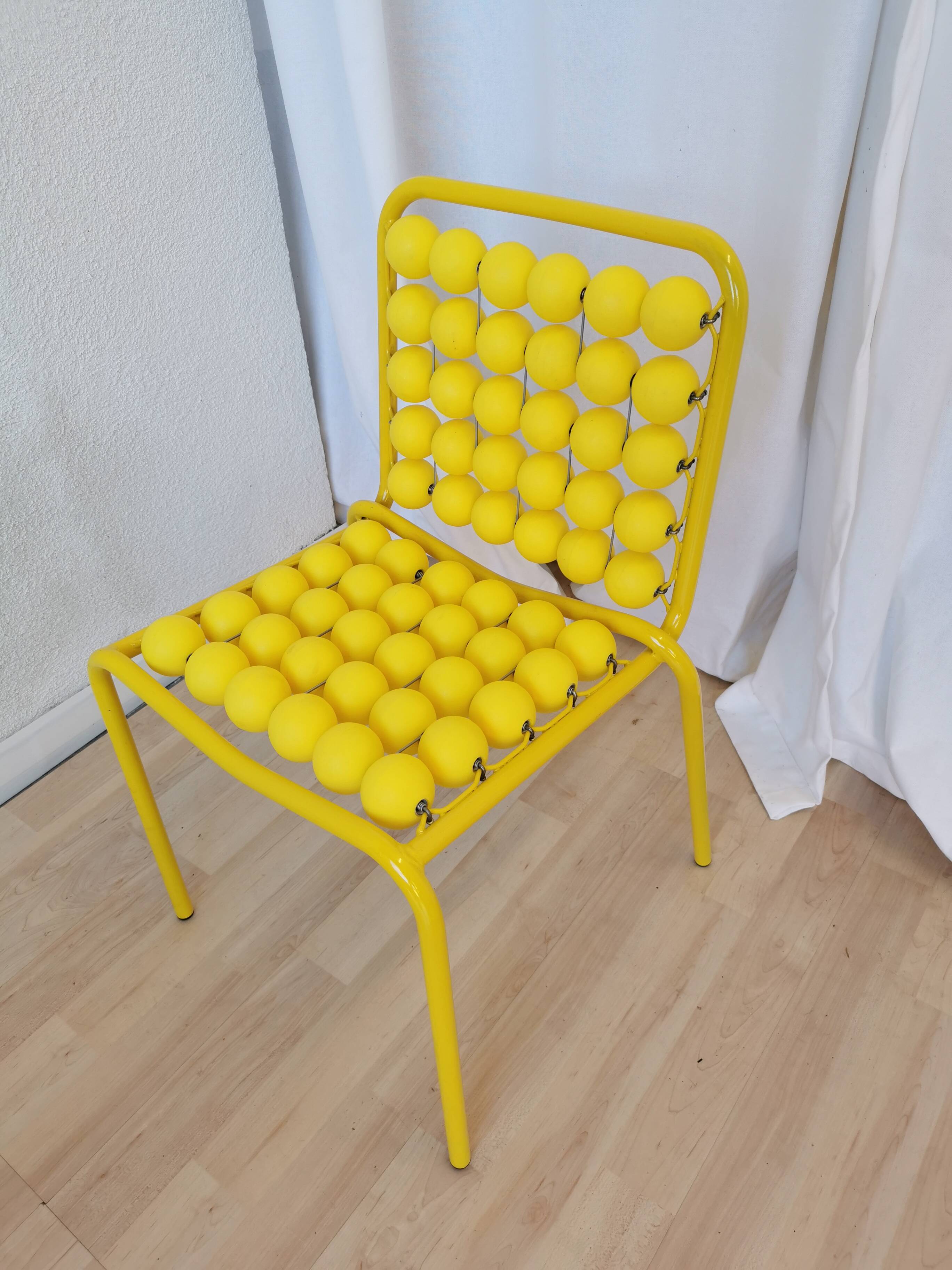 Lot de 5 chaises vintage Pop Art pour enfants : SLOG Croatie, années 1980