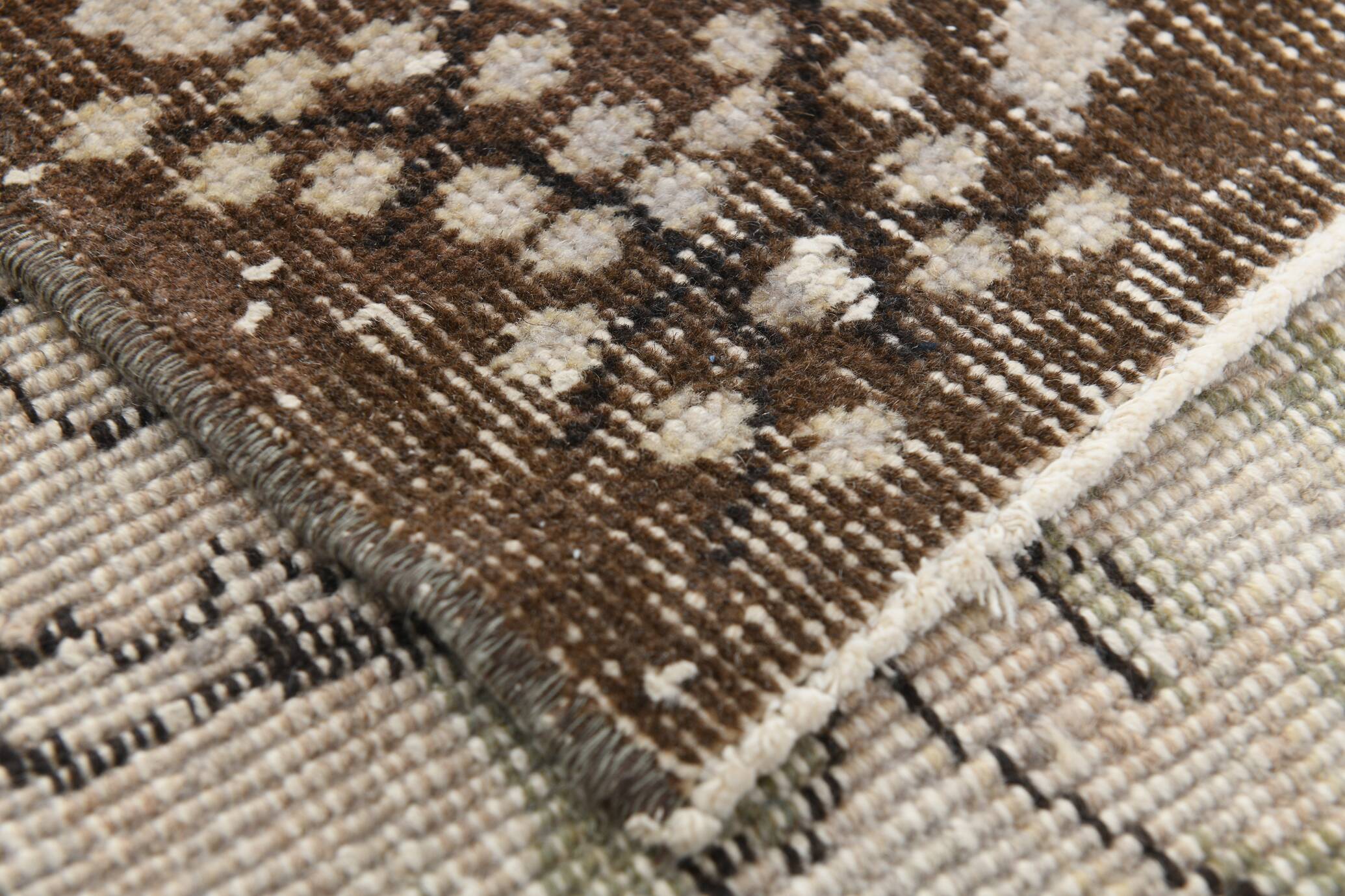 6x10 Rug For Bedroom Brown Beige Oriental Vintage Area Rug, 180x297Cm SK 1708