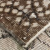 6x10 Rug For Bedroom Brown Beige Oriental Vintage Area Rug, 180x297Cm SK 1708