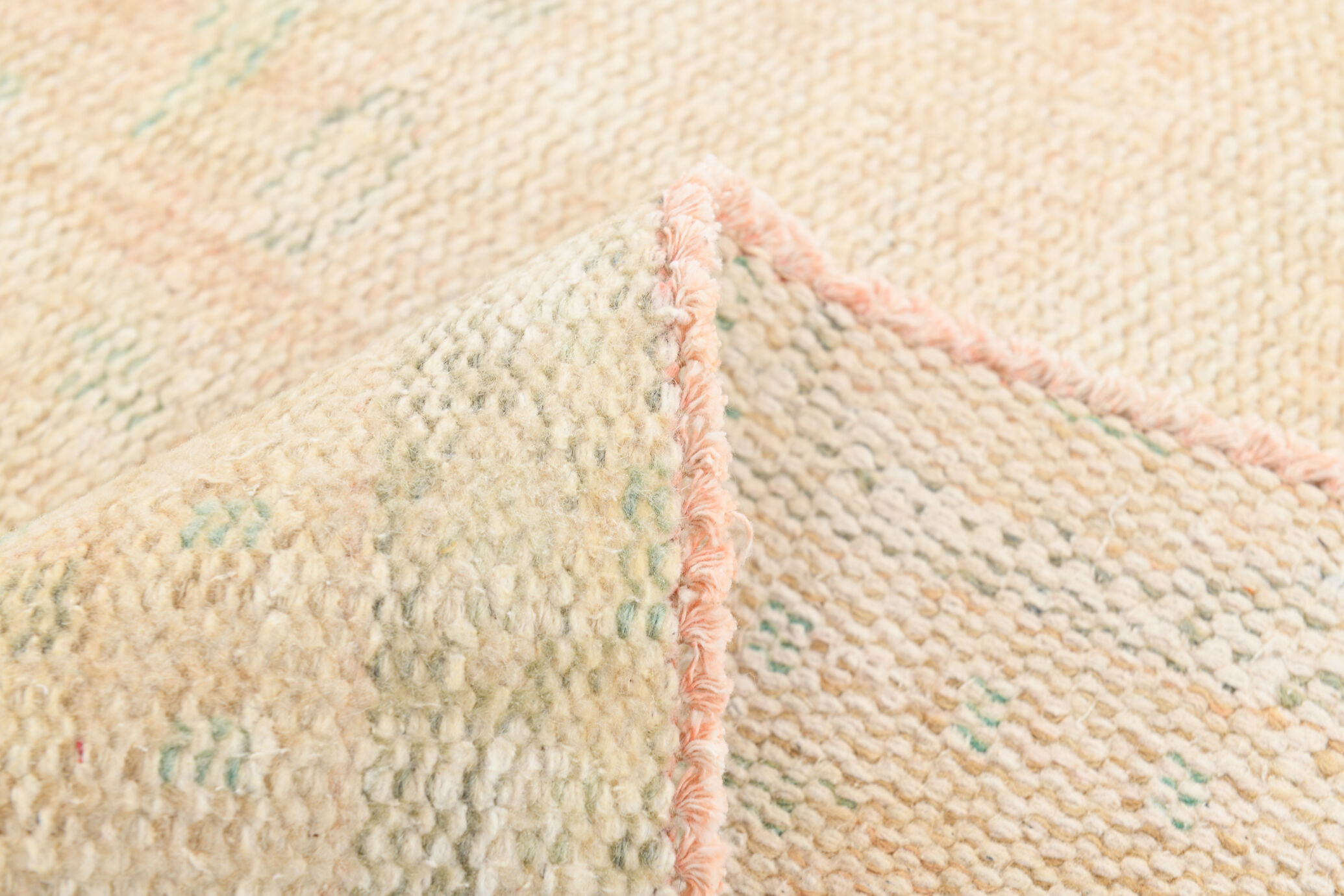 5x9 cream & beige oriental vintage rug 157x268cm