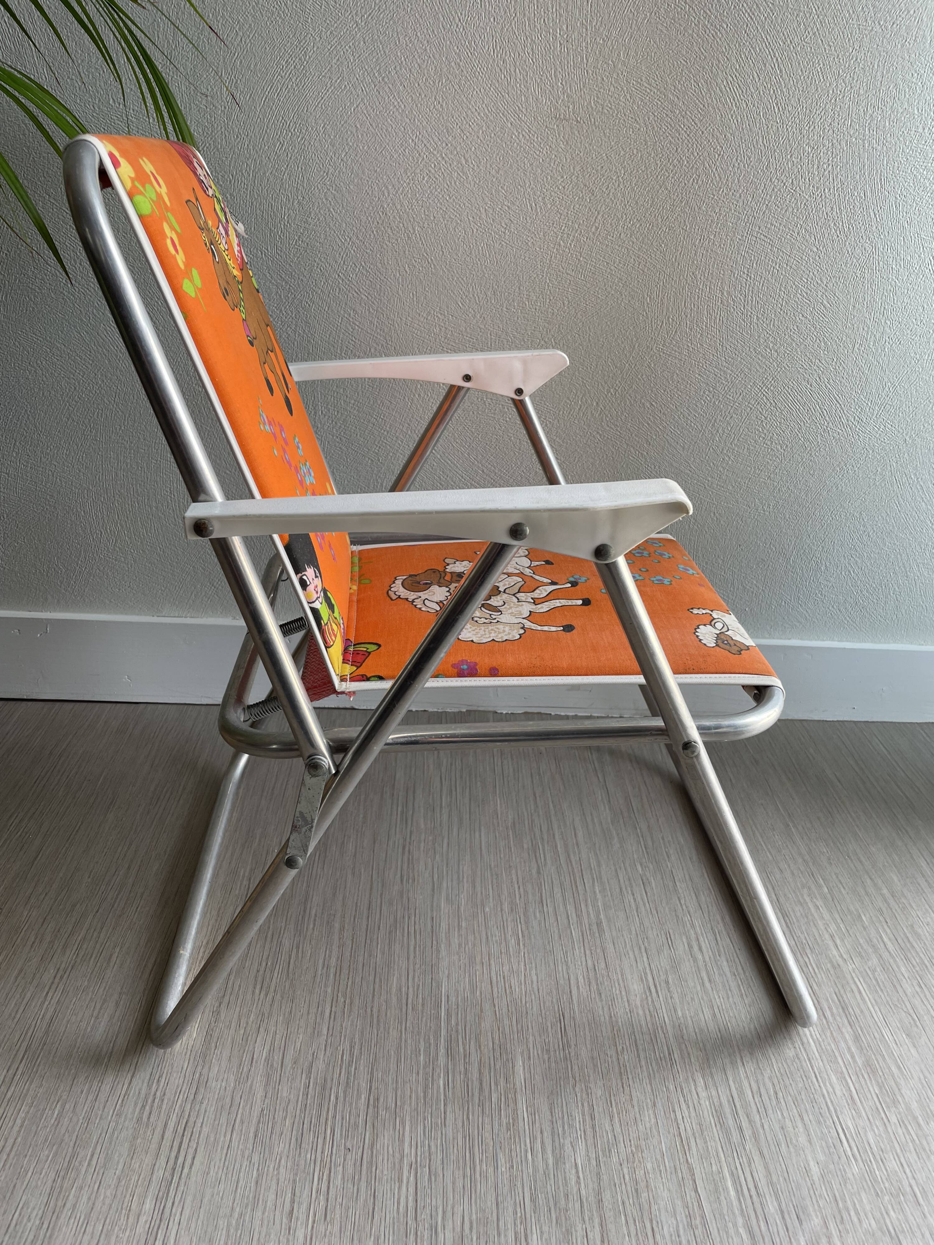 Vintage children's camping chair