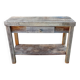 Old workshop workbench, trade furniture