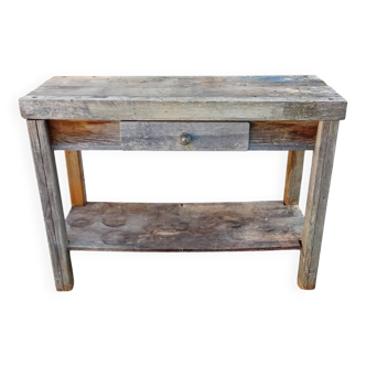 Ancien établi d atelier meuble de métier