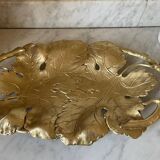 Solid brass fruit bowl