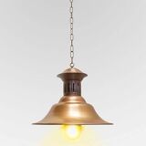 Classic copper nautical barn pendant lamp