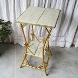 Table en bois patiné