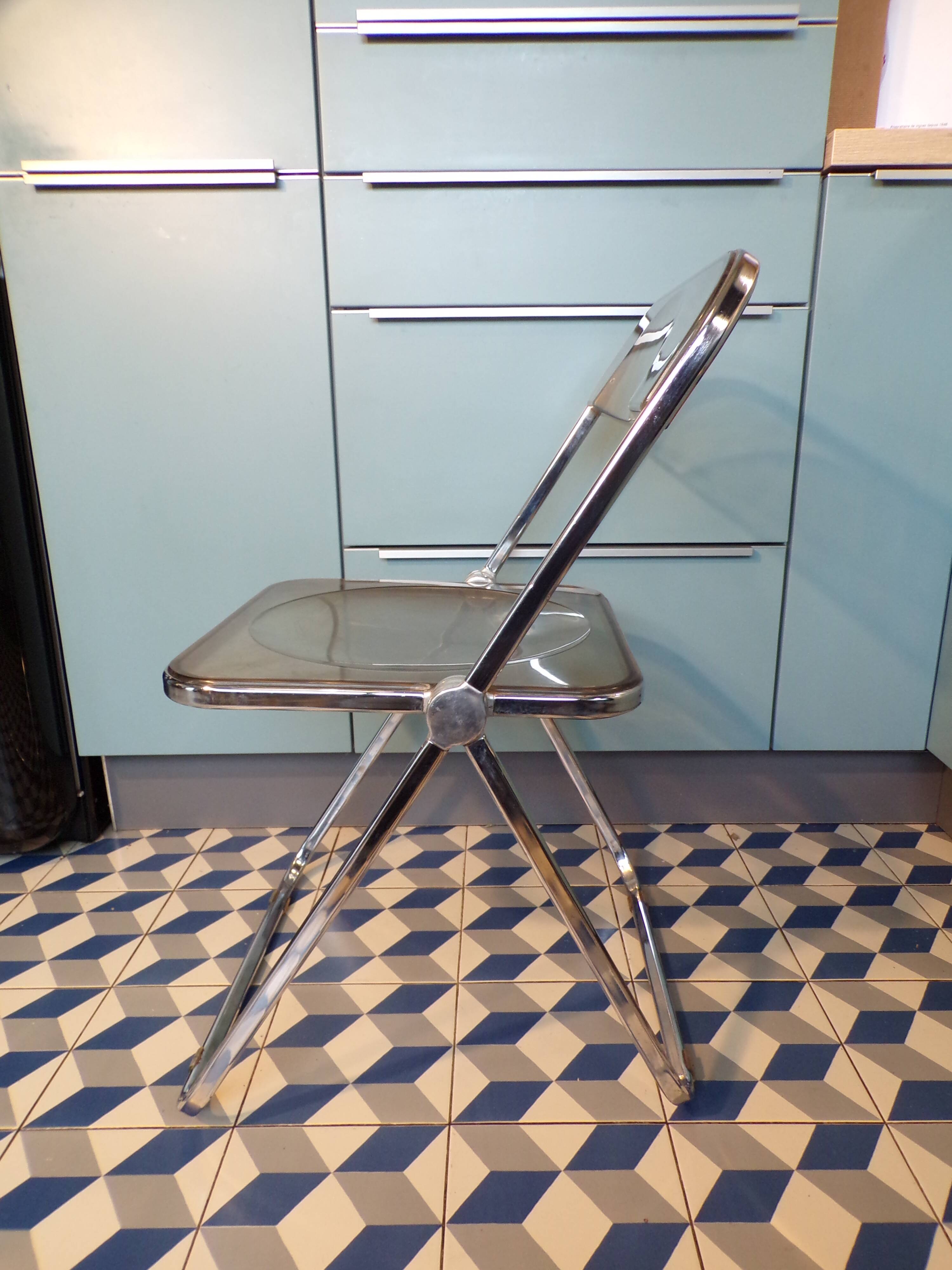 Chaise Plia par Giancarlo Piretti pour Anonima Castelli