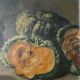 Painting, oil on canvas, still life with pumpkins, nineteenth