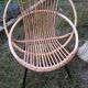 Salon en rotin vintage