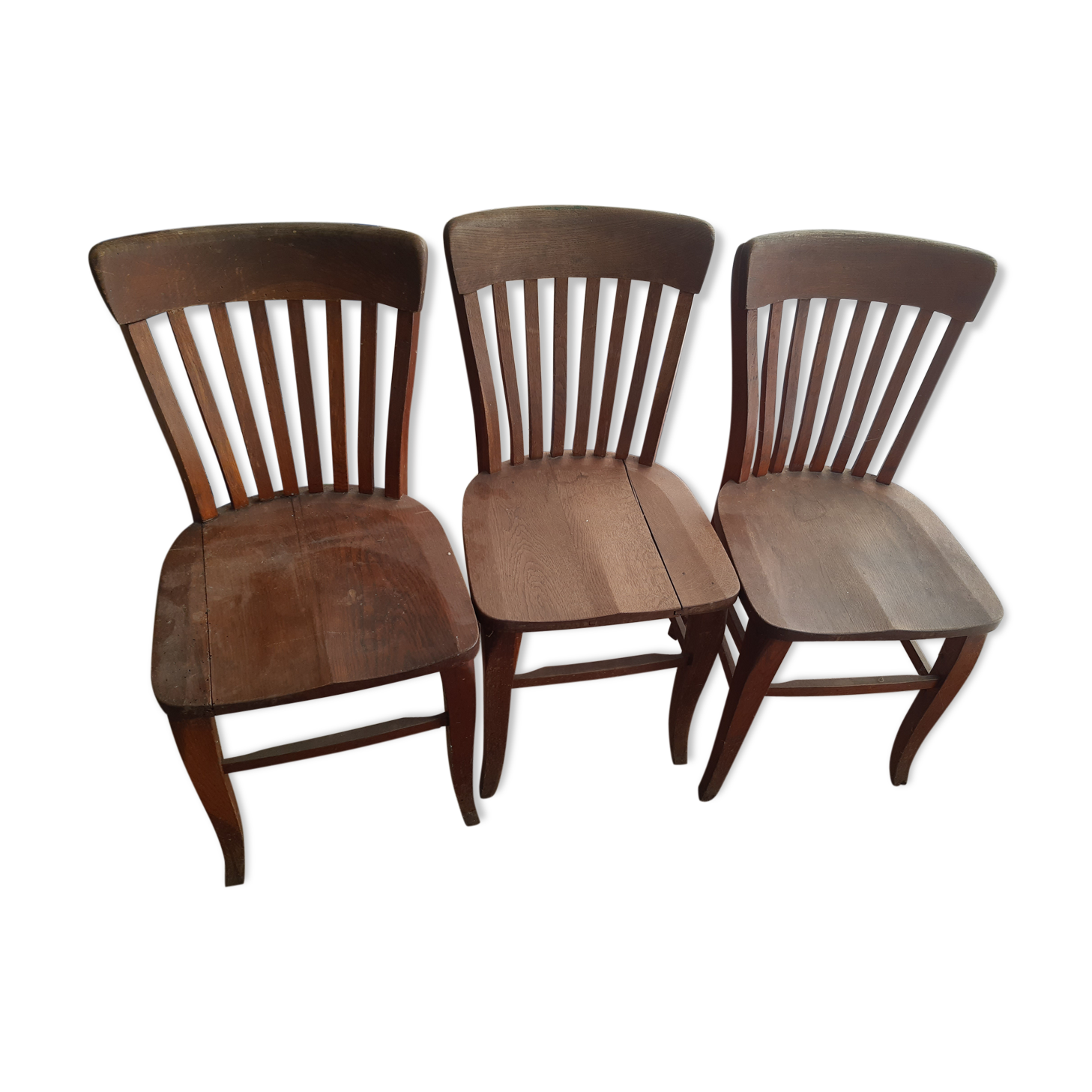Lot of 3 bistro chairs