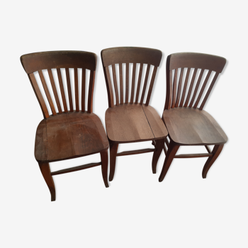 Lot of 3 bistro chairs