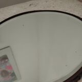 Old beveled glass mirror