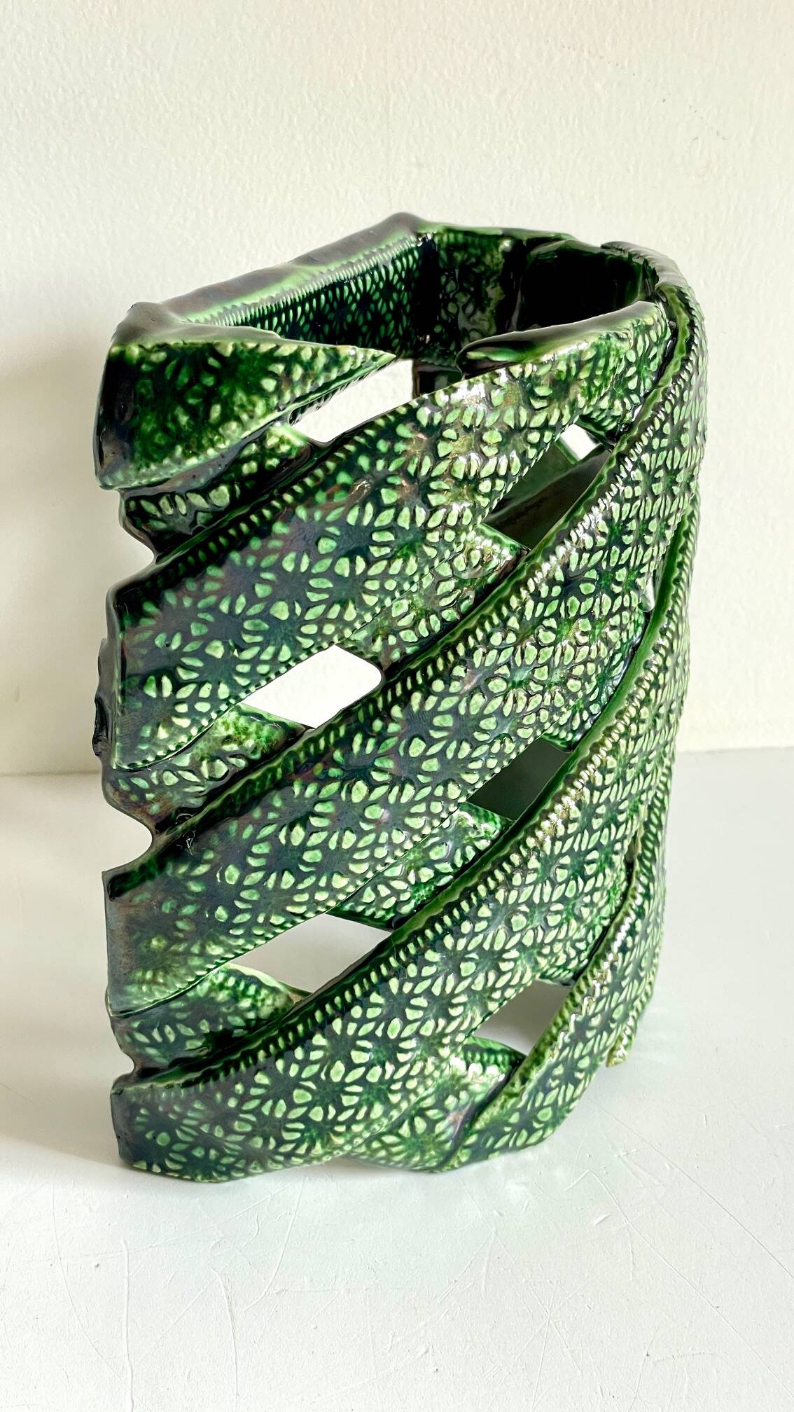 Wall lamp ceramic craftsmanship vintage