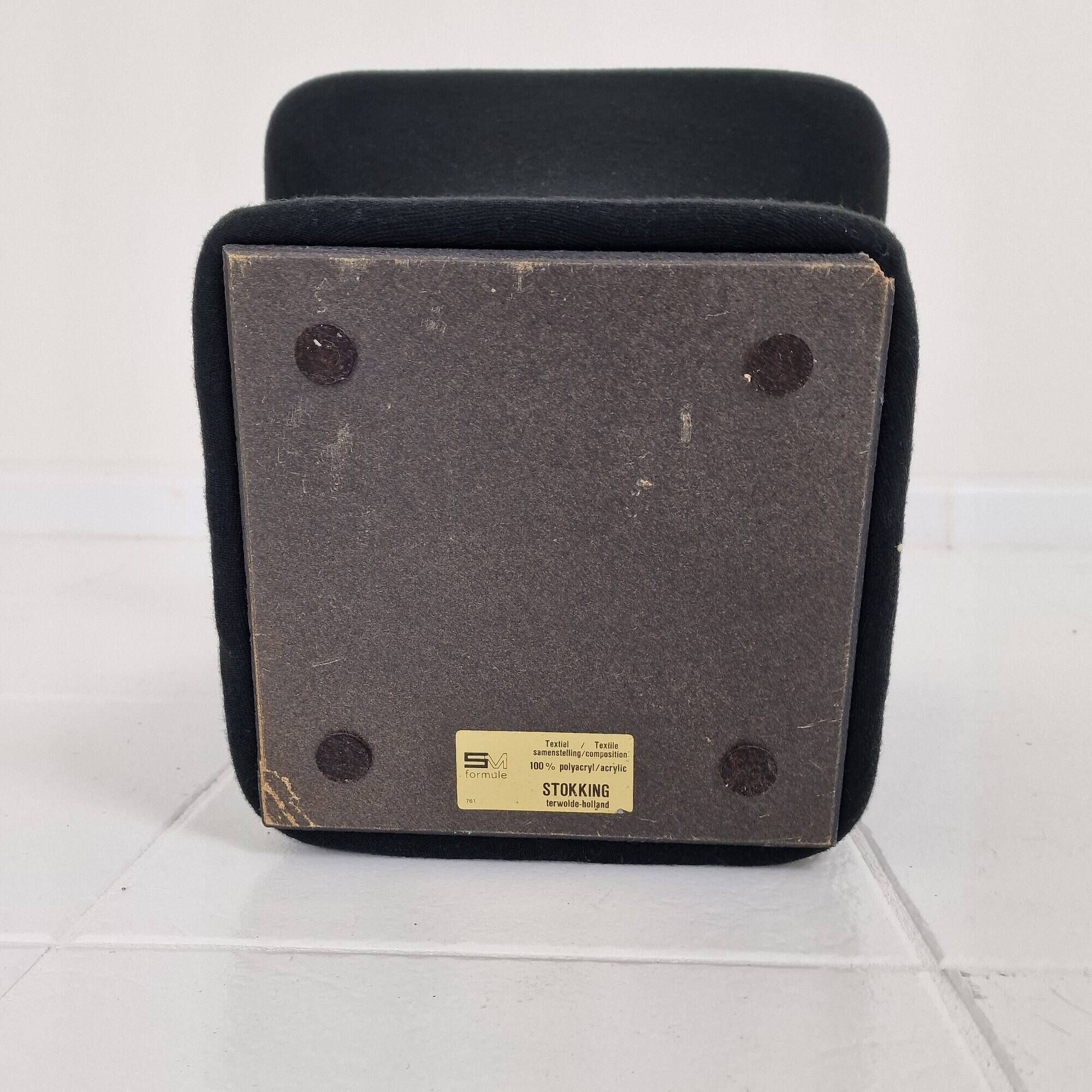 Footstool or Poof by Clemens Claes for Stokking, 1972