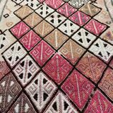 Vintage turkish kilim rug , cm