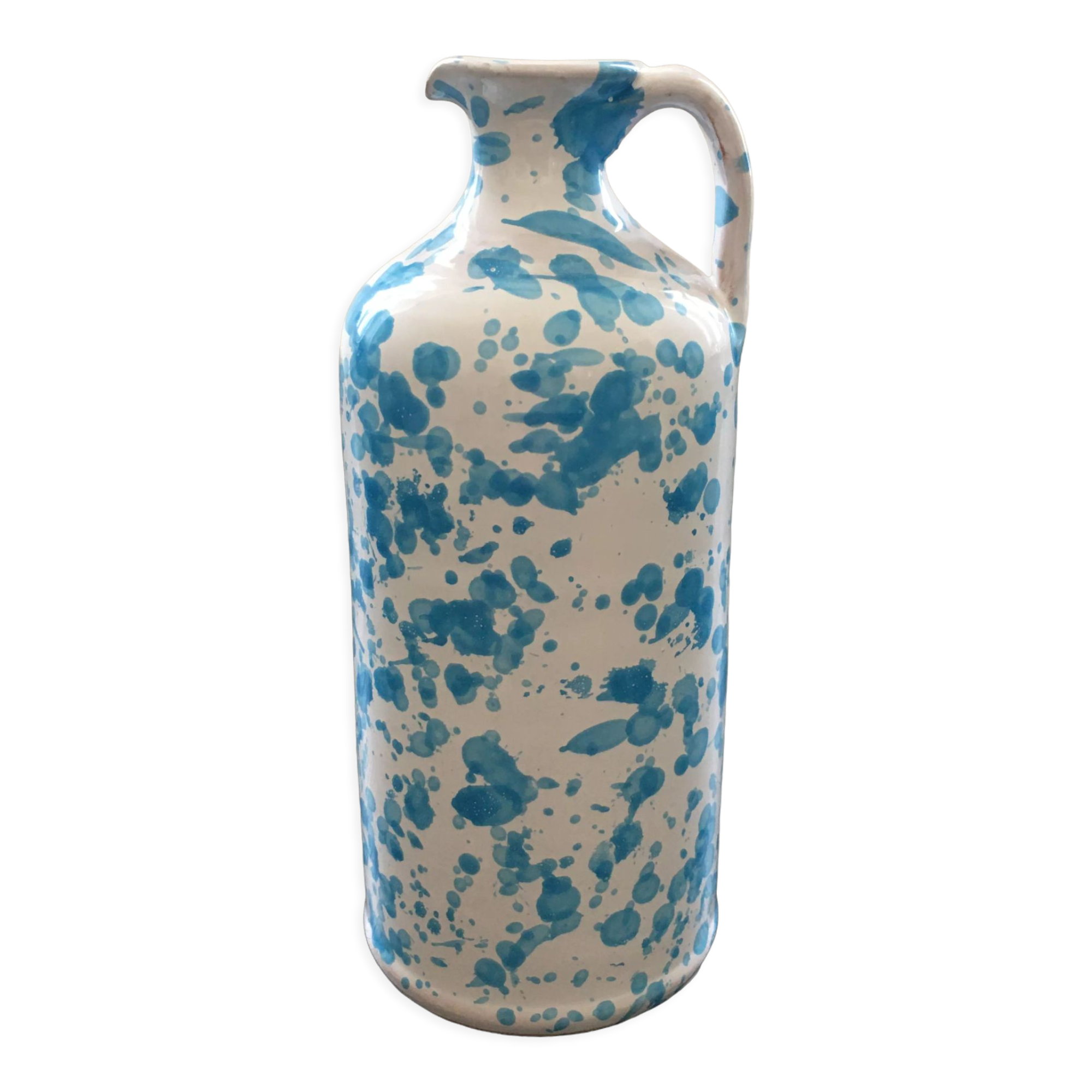Turquoise spotted bottle