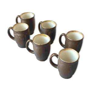 6 tasses HB Quimper france