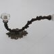 Art Deco bronze and glass coat rack from the 20s and 30s