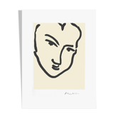 "Nadia au visage penché" 1994 lithographie