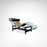 LC4 double ponyskin chaise longue by Le Corbusier for Cassina 1990s