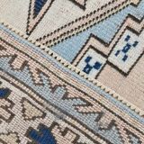 6x7 Navy Blue Cream Oriental Persian Rug, 178x225Cm