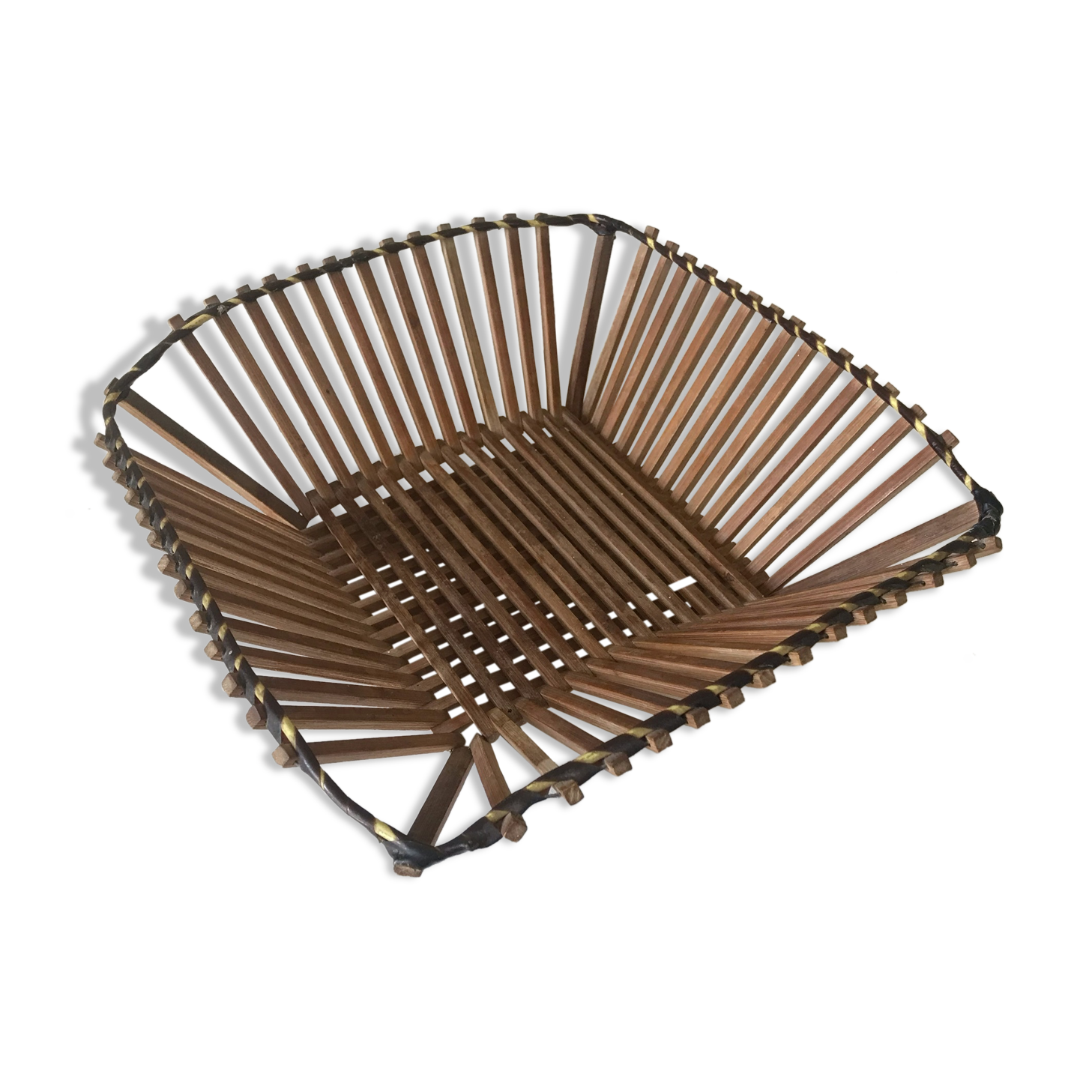 Recycle bin bamboo vintage 60