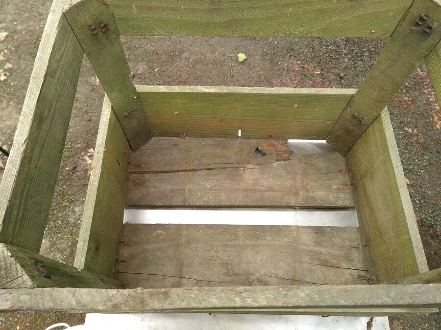 Old Perrier bottles box